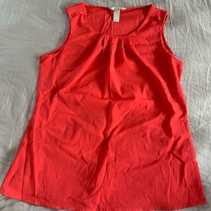 Sleeveless top banana republic